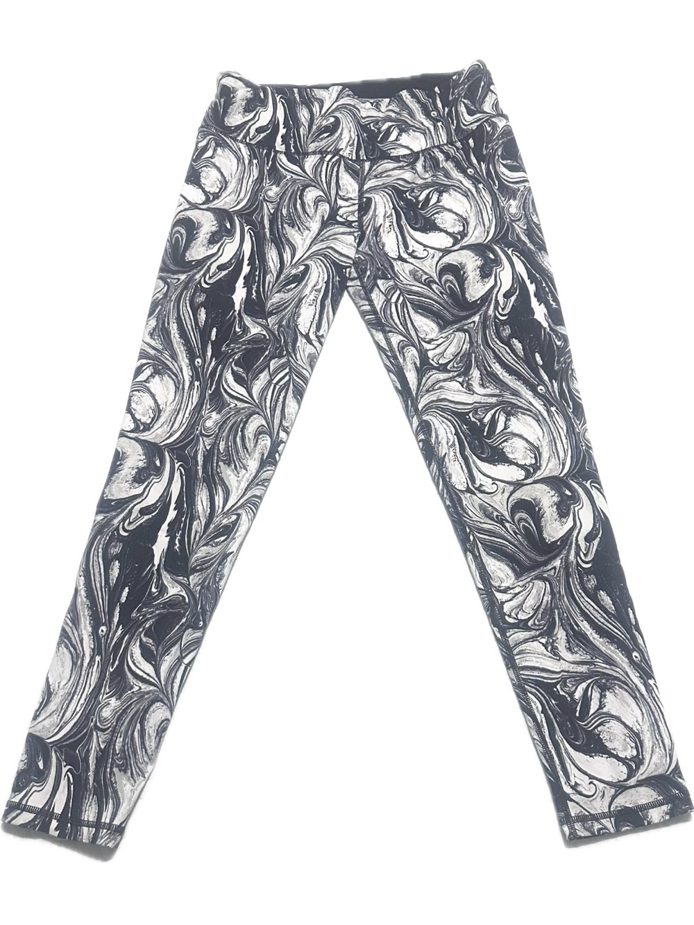 Victoria's Secret Black & White Swirl Leggings